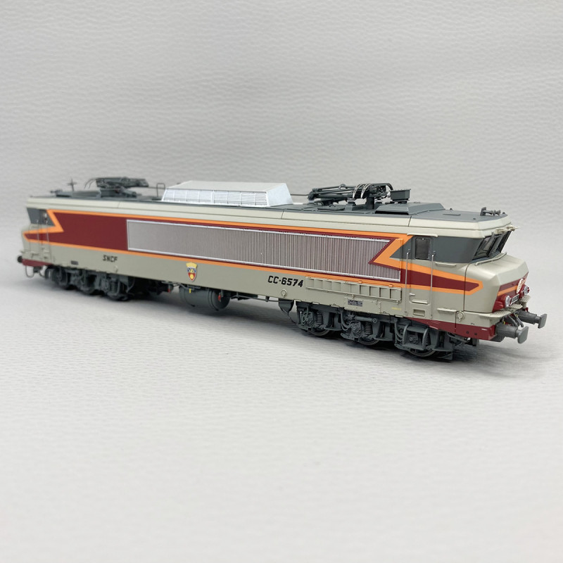 Locomotive électrique CC6574, livrée Arzens, logo Beffara, SNCF, Ep. IV et V - LSMODELS 10313 - HO 1/87