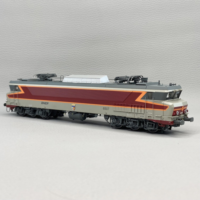 Locomotive électrique CC6507, livrée Arzens, logo Nouille, SNCF, Ep. IV et V - LSMODELS 10312 - HO 1/87