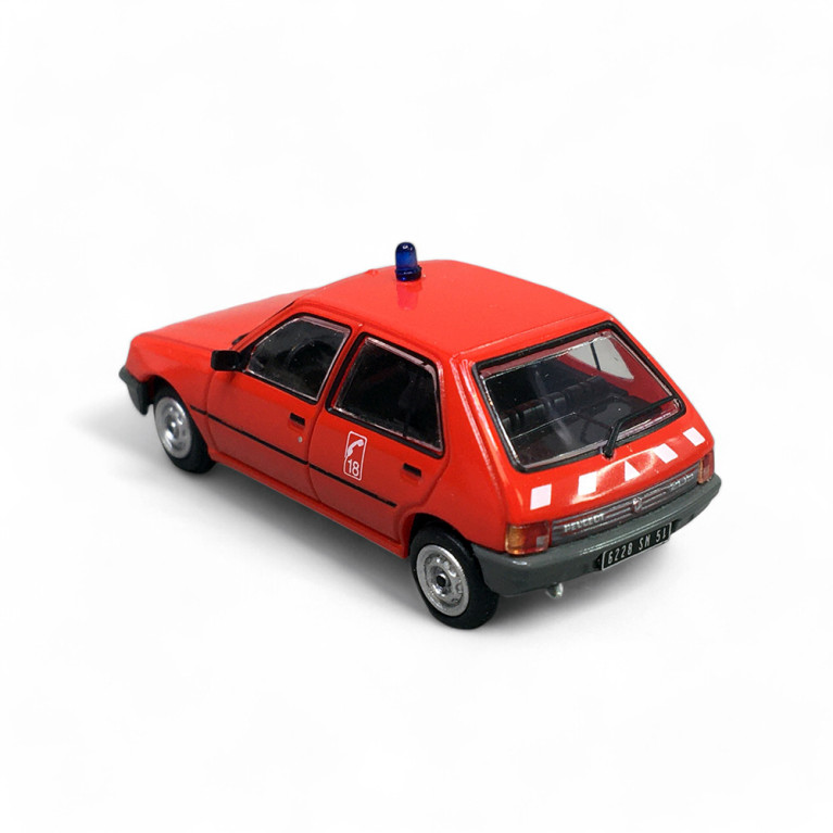 Peugeot 205 GE, Pompier 18 - Ree Modeles CB154 - HO 1/87