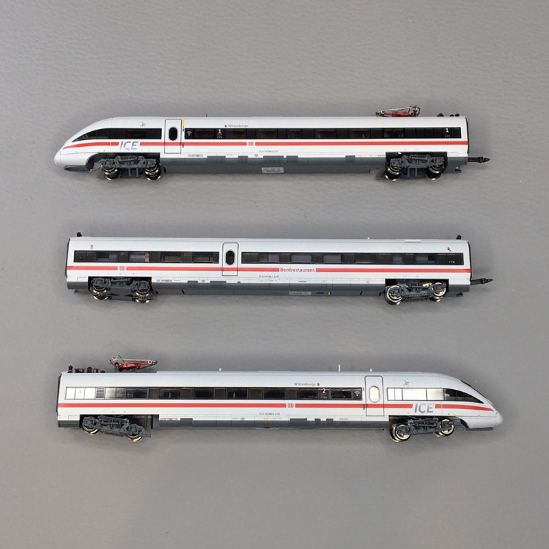 Coffret 3 pièces Automotrice électrique ICE-T classe 411, DB AG, Ep. VI - Fleischmann 7760006 - N 1/160
