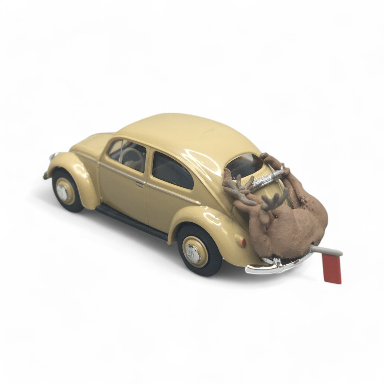 Fenêtre ovale VW Coccinelle avec Cerf, Beige - BUSCH 52966 - HO 1/87