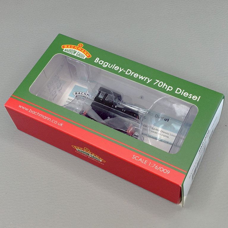 Locomotive diesel à voie étroite Baguley Drewry 70 chevaux, Vert - Bachmann 392026 - HOe 1/76, 009