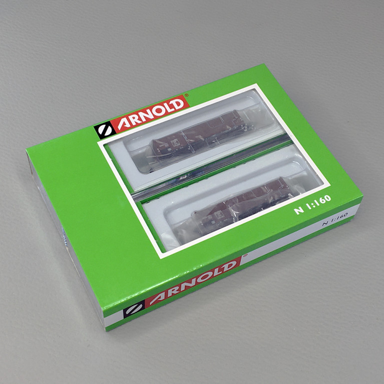 Coffret 2 wagons de marchandises Omm OBB Ep. III - Arnold HN6383 - N 1 /160
