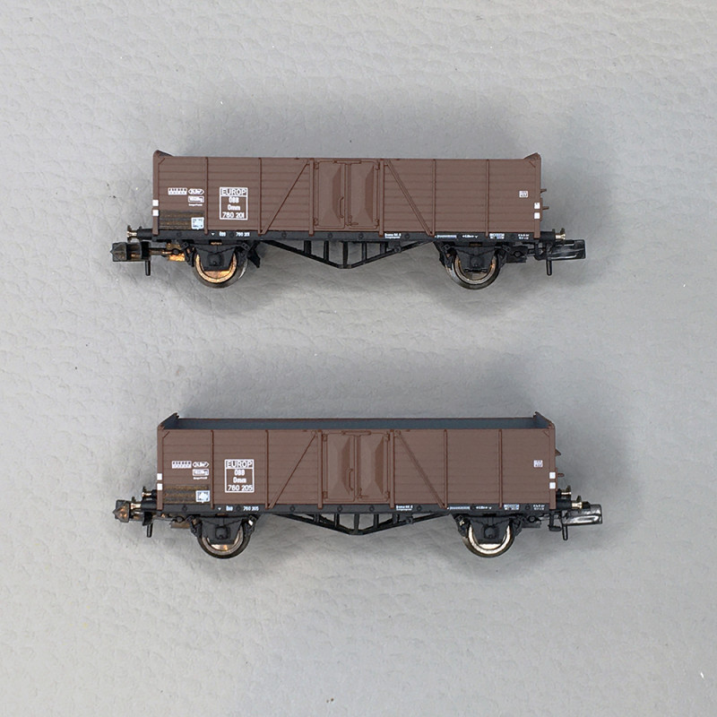 Coffret 2 wagons de marchandises Omm OBB Ep. III - Arnold HN6383 - N 1 /160