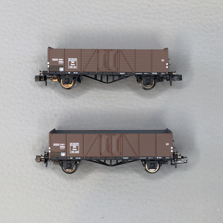 Coffret 2 wagons de marchandises Omm OBB Ep. III - Arnold HN6383 - N 1 /160
