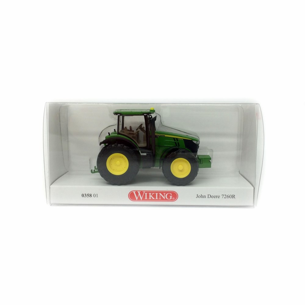 Tractor John Deere 7260R - Miniatura 1:87 - Wiking 035801