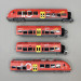 Automotrice AGC, Z27871 / 27872, 4 éléments, livrée Lio, SNCF, Ep. VI - LSMODELS 10080 - HO 1/87