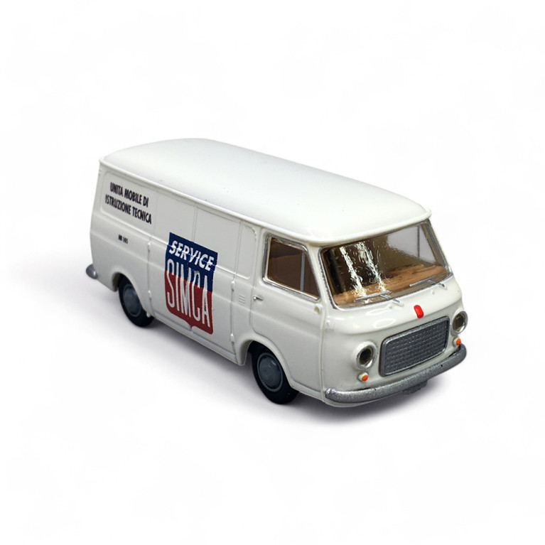 Fiat 238 Service "Simca", Blanc - Brekina 34469 - HO 1/87