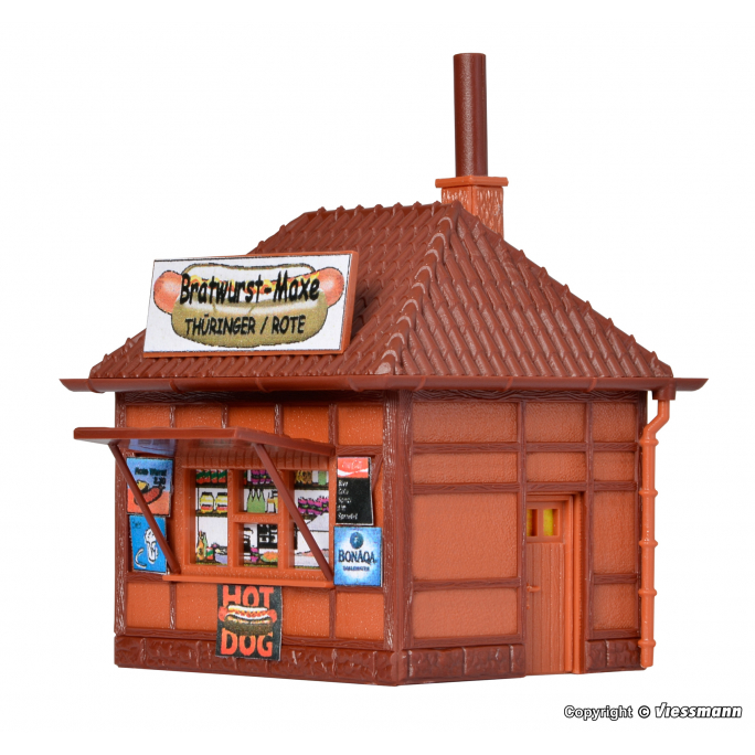 Petit kiosque de restauration rapide, Fast Food - VOLLMER 45140 - HO 1/87
