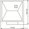 Petit kiosque de restauration rapide, Fast Food - VOLLMER 45140 - HO 1/87
