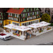 4 parasols pour terrasse ou restaurant - VOLLMER 45138  - HO 1/87
