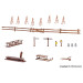 Accessoires et décorations alpin - KIBRI 38111 - HO 1/87