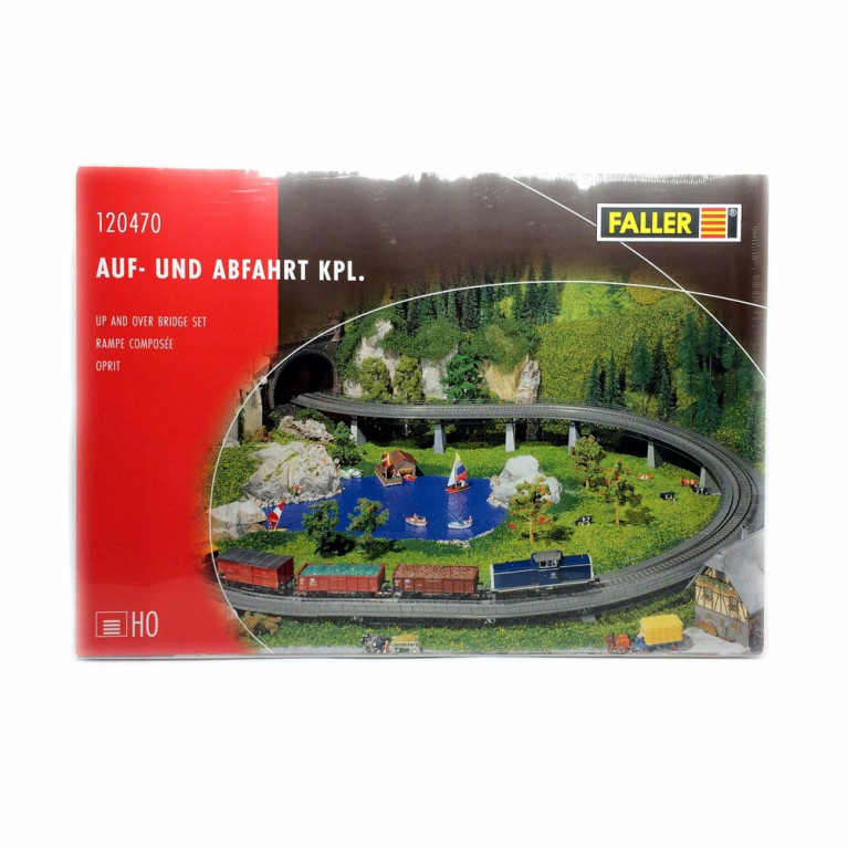 Rampe une voie maquette à monter-HO-1/87-FALLER 120470