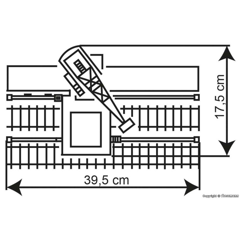 Installation de ravitaillement charbon et sable - Kibri 39420 - HO 1/87