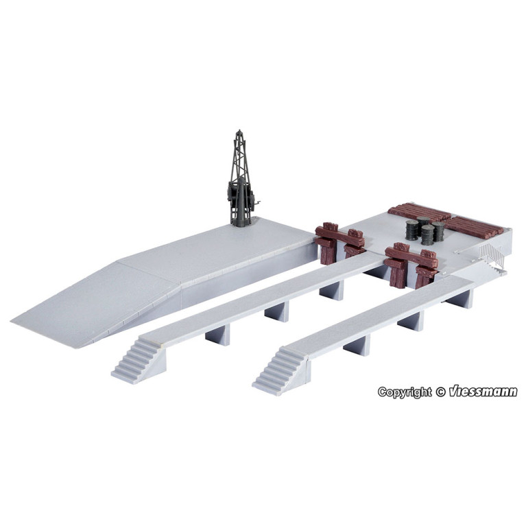 Quai à marchandises - Kibri 38620 - HO 1/87