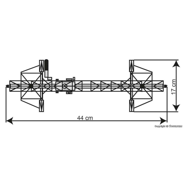 Grue pour Scierie - Kibri 38543 - HO 1/87