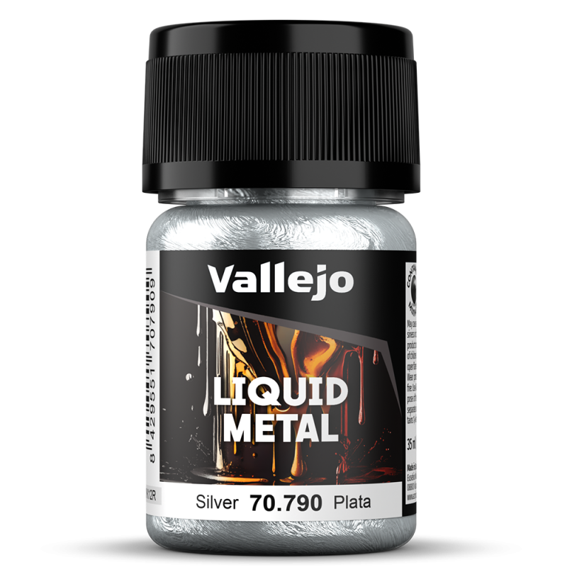 Argent, 35ml Liquid Metal - Vallejo 70.790