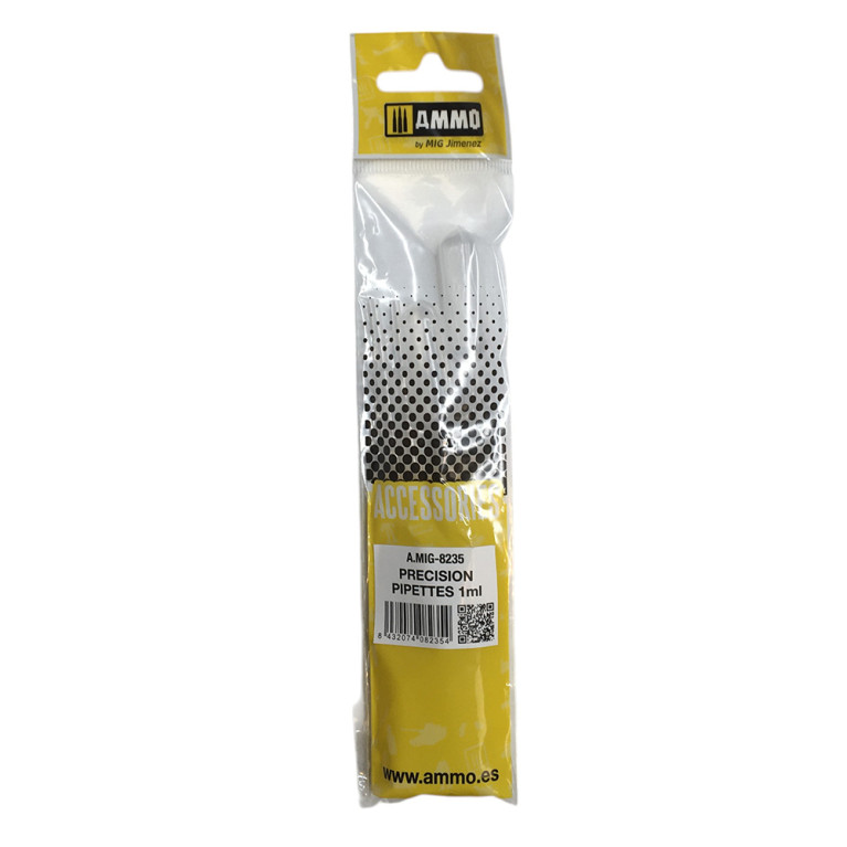 4 Petites pipettes précision 1ml - Ammo 8235