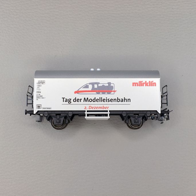 Wagon frigorifique livrée journée internationale du train miniature 24, Ep. VI - Marklin 44225 - HO 1/87