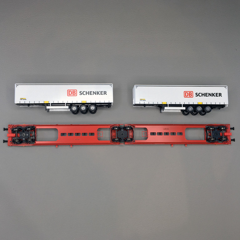 Double wagon-poche Sdggmrss 738, DB AG, Ep. VI - Marklin 47470 - HO 1/87