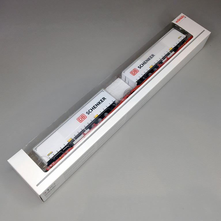 Double wagon-poche Sdggmrss 738, DB AG, Ep. VI - Marklin 47470 - HO 1/87