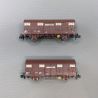 2 Wagons couverts SNCF FRET Express, Ep. IV - Arnold HNS6664 - N 1/160