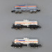 3 wagons-citernes chimiques "TRANSFESA", Renfe, Ep. V - Minitrix 18267 - N 1/160