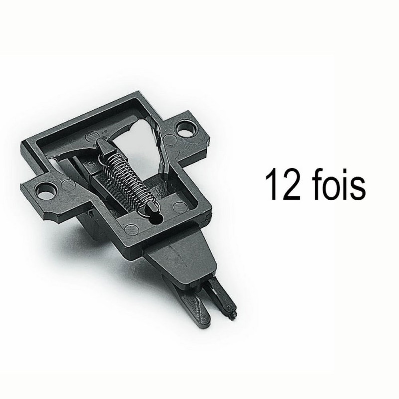 12 support d'attelage à élongation pour wagon 2 essieux  -HO-1/87-ROCO 40343