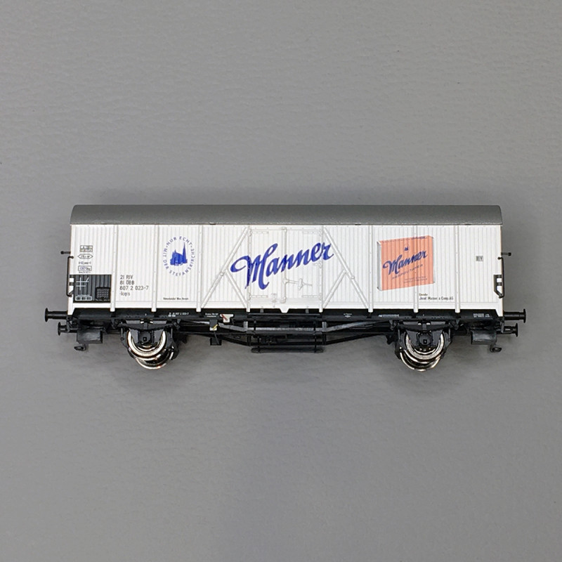 Wagon frigorifique Tnfhs38 "Manner" ÖBB, Ep. IV - Brawa 47648 - HO 1/87