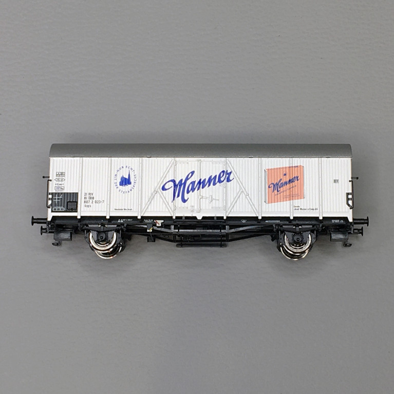 Wagon frigorifique Tnfhs38 "Manner" ÖBB, Ep. IV - Brawa 47648 - HO 1/87
