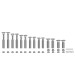 10 Piliers easy TRACK, inclinés 63.25/150.25 mm - Noch 53941 - HO 1/87 - N 1/160