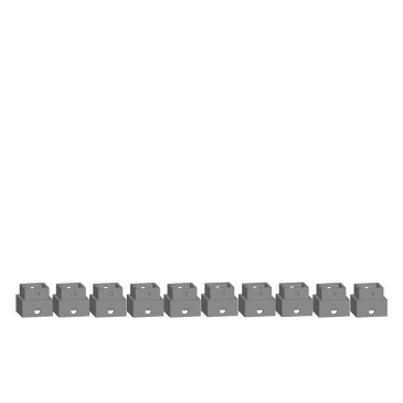 10 Éléments de pilier easy TRACK, 9 mm - Noch 53903 - HO 1/87 - N 1/160