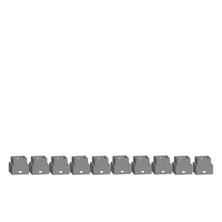 10 Éléments de pilier easy TRACK, 9 mm - Noch 53903 - HO 1/87 - N 1/160