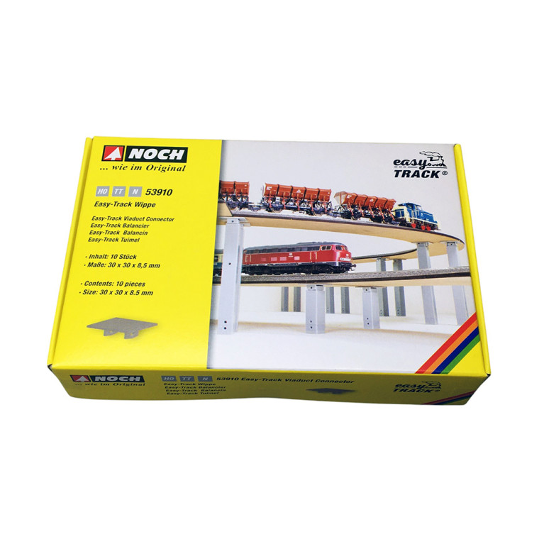 10 Connecteurs de Viaduc easy TRACK - Noch 53910 - HO 1/87 - N 1/160
