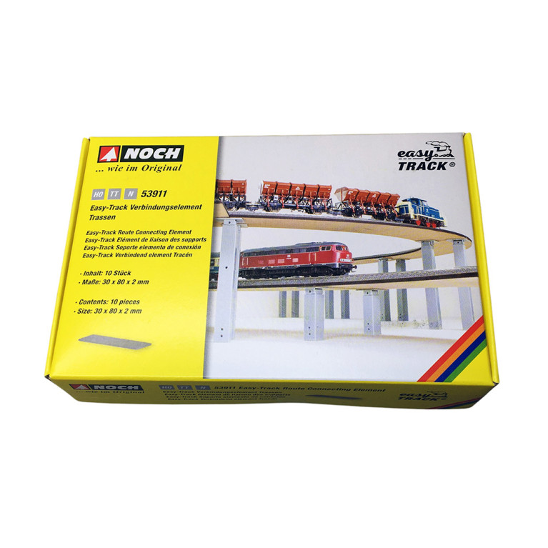 10 Connecteurs d'itinéraire easy TRACK - Noch 53911 - HO 1/87 - N 1/160