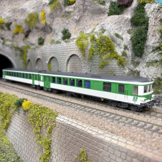 AUTORAIL DIESEL EAD X4696-XR8690, SNCF, HO, EpIV, PAR LS MODELS 10030