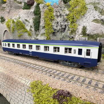 Voiture DEV AO couchettes 2 CL, B9C9, Sncf, Ep IV et V - REE VB-403 - HO 1/87