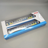 2 voitures Corail Vtu FLUO, 2CL, B11tu, Grand Est, Sncf, Ep VI - PIKO 97312 - HO 1/87
