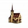 Eglise de village maquette à monter -HO-1/87-VOLLMER 43769