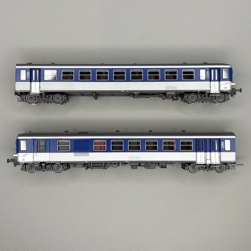 Autorail EAD X4638 + XR8650, TER, Nevers, Sncf, Ep. V - LSMODELS 11532 - HO 1/87