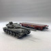 Wagon Porte-char SNCF Ep.IV + Char AMX 30 "FLANDRES" - REE MODELES WBA029 - HO 1/87