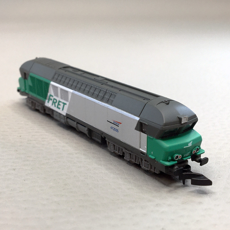 Locomotive diesel CC 72024 SNCF, Digital, Ep IV - AZAR MODELS L02-BL2 - Z 1/220