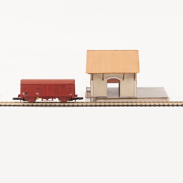 Halle à marchandises en kit - AZAR HAL701 - Z 1/220
