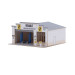 Garage français en kit, plusieurs enseignes - AZAR BAT001 - Z 1/220