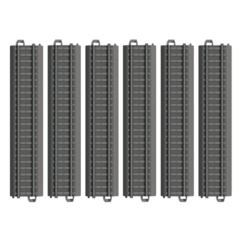 Rails droits en plastique My World - MARKLIN 23180 - HO 1/87