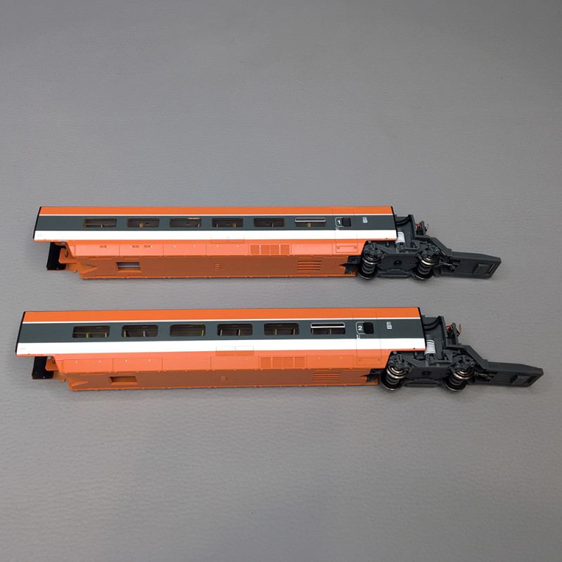 TGV 2 élements remorques R3 + R7, SNCF - REE TGV003 - HO 1/87