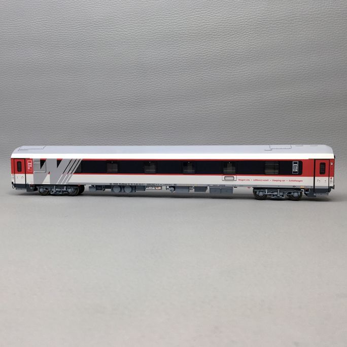 Voiture lit WLABmee, livrée gris/rouge/noir, Wagonservice Bratislava, ZSSK, Ep. VI - LSMODELS 48210 - HO 1/87