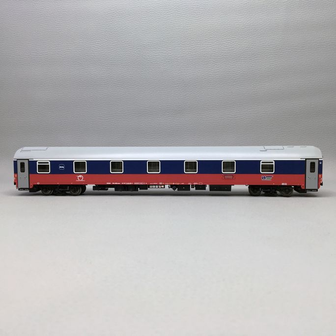 Voiture lit WLABmee, livrée bleu/rouge, version actuelle, ZSR, Ep. V - LSMODELS 48207 - HO 1/87