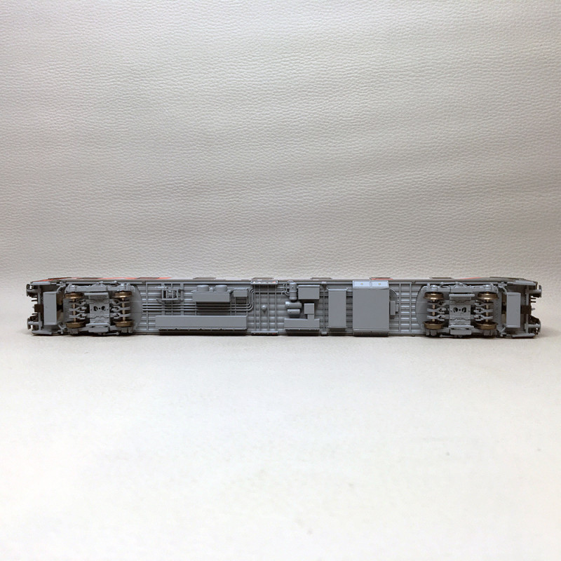 Voiture lit WLABmee, livrée gris clair/gris foncé/rouge, toit gris clair, 2014, RZD, Ep. V - LSMODELS 48202 - HO 1/87