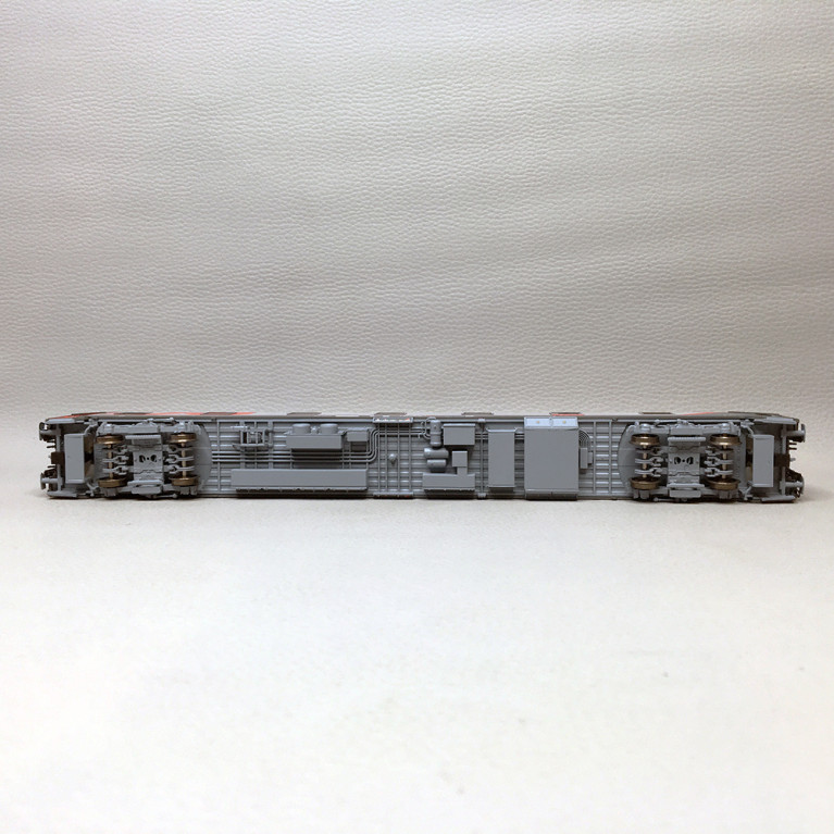 Voiture lit WLABmee, livrée gris clair/gris foncé/rouge, toit gris clair, 2014, RZD, Ep. V - LSMODELS 48202 - HO 1/87